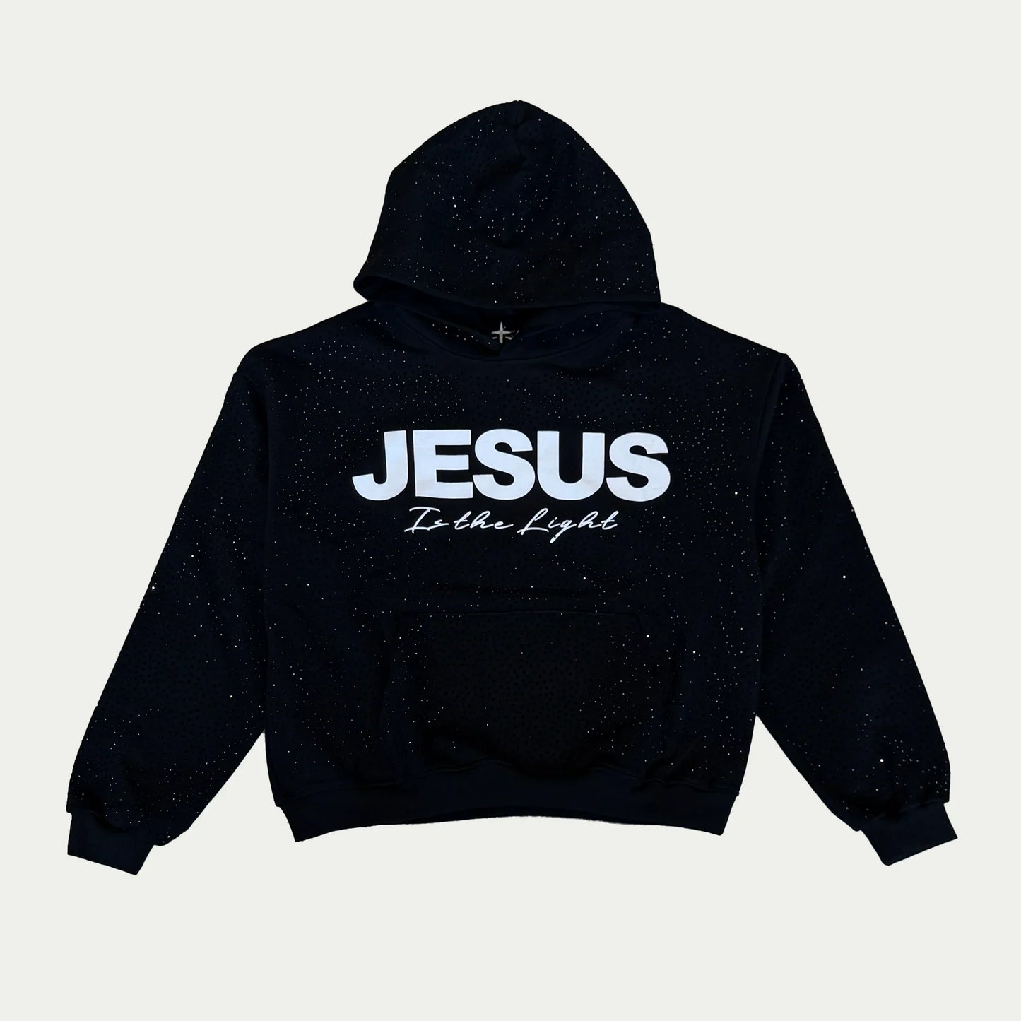 Jesus Is The Light Rhinestone Hoodie