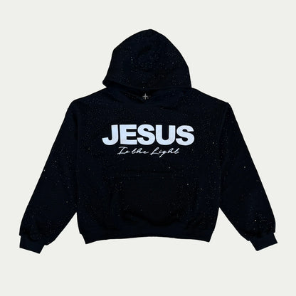 Jesus Is The Light Rhinestone Hoodie