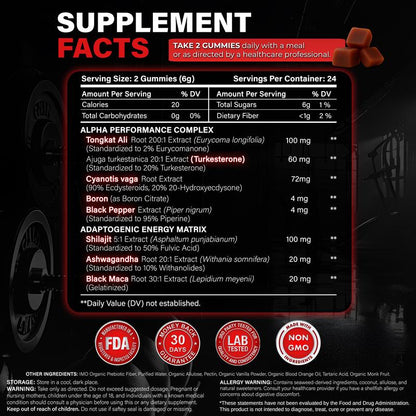 Alpha Male Complex | Boost Energy & Focus